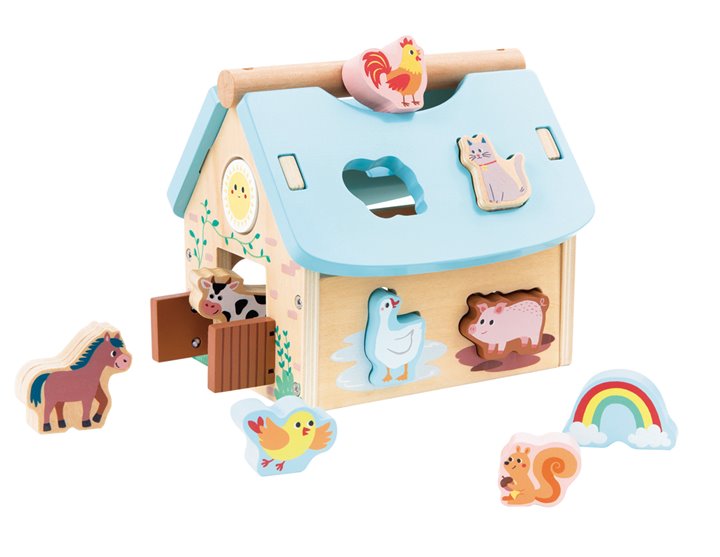 Lelin® Houten Vormenstoof Boerderij